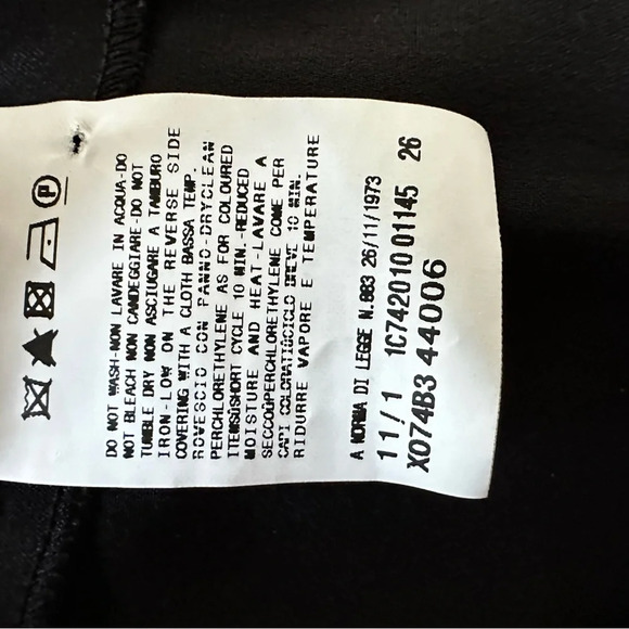 Roberto Cavalli Just Cavalli Black Dress Metallic Accents Size 42 IT - Picture 9 of 9